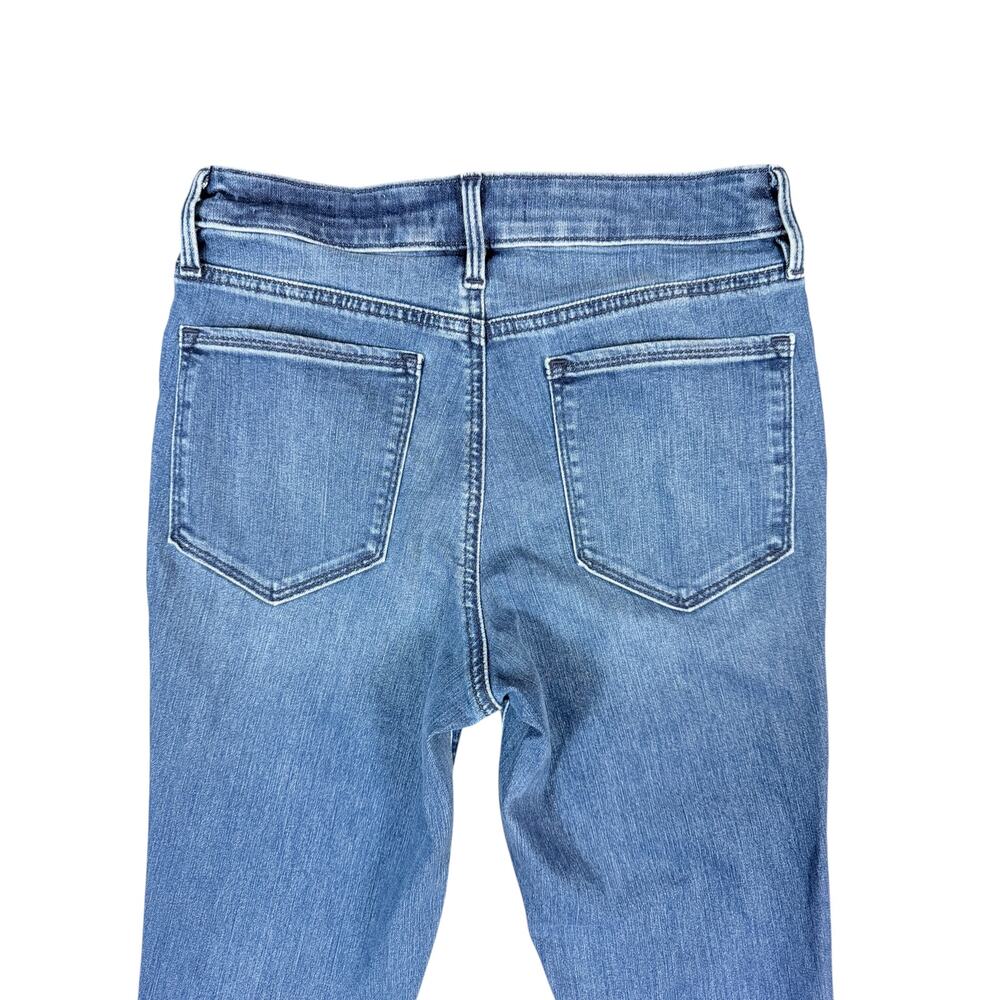 Athleta Sculptek Women's 4T Tall Stretch Denim Jeans Blue Skinny Slim Fit - Picture 7 of 13